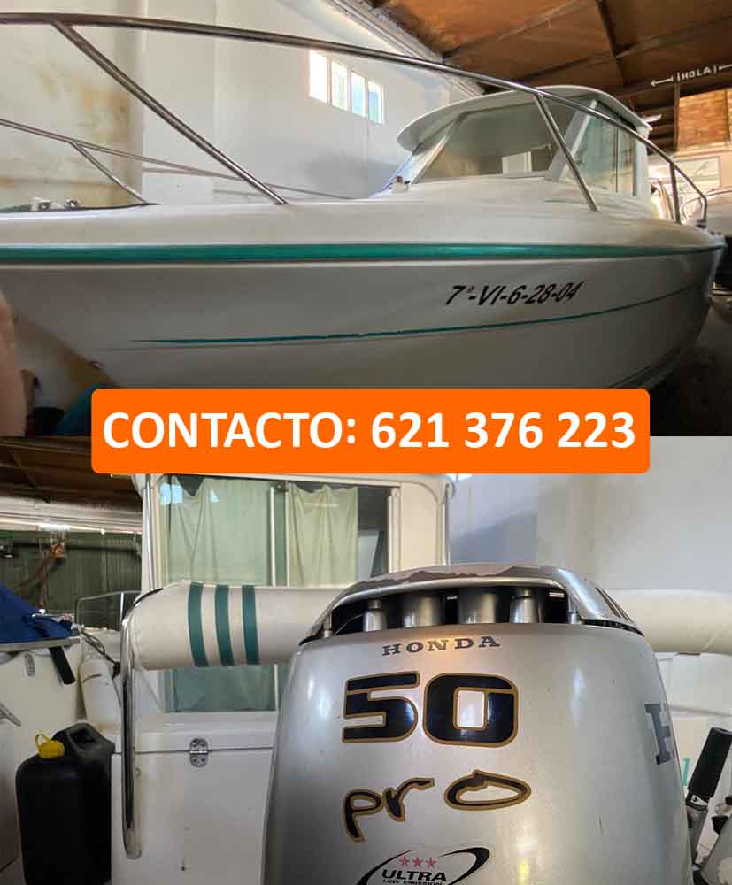 Se vende lancha en A Guarda por 15.100 euros, puedes contactar al 621 376 223